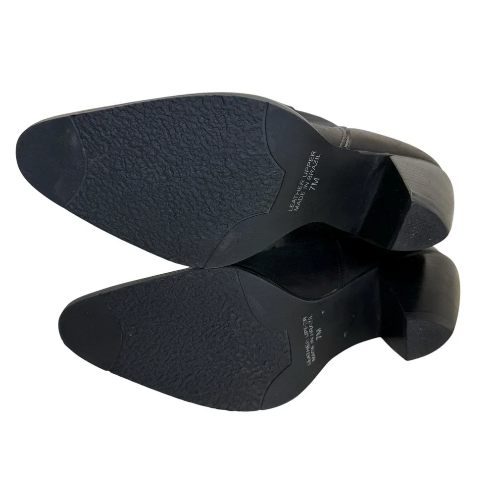 White Mountain Women's Black Leather 